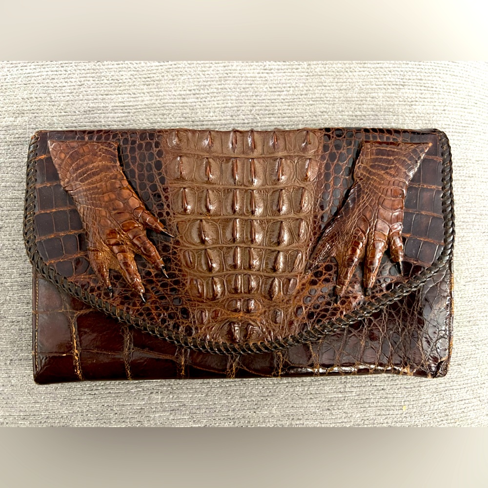 Real genuine Alligator clutch.